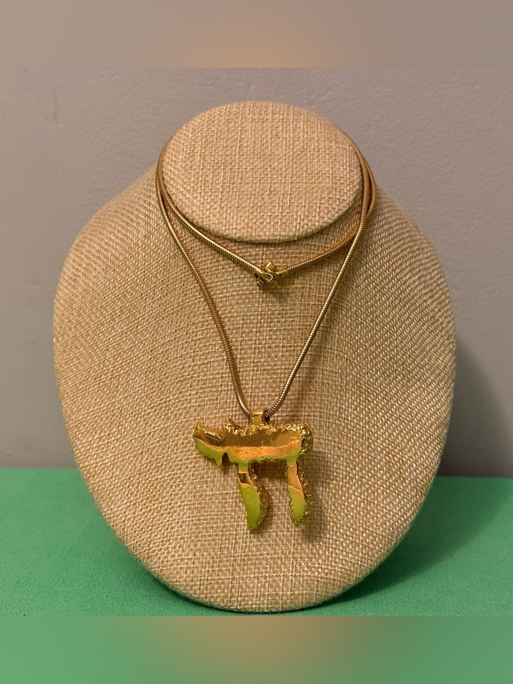 Goldtone  Chai Pendant  - Women Jewelry